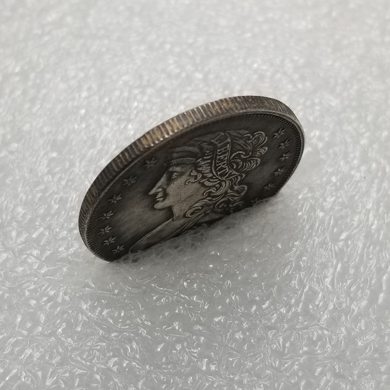 Commemorative Coin 1838, US P50C Free Trade Copper Silver Plated Silver Dollar Silver Round Wholesale