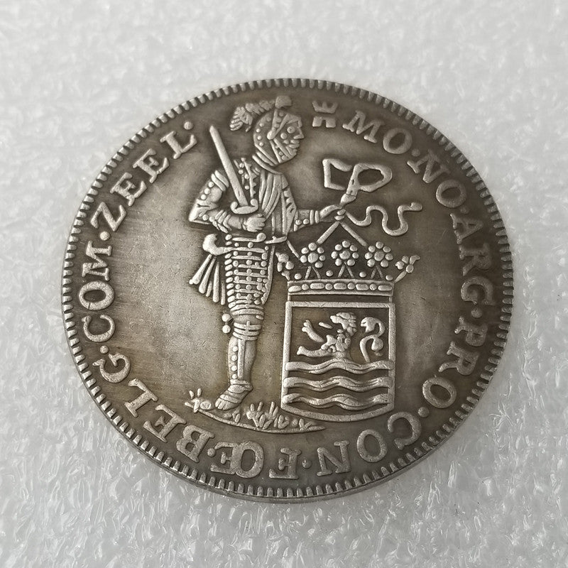 Commemorative coin 1748 brass material Dutch brass silver-plated old silver dollar silver round wholesale #525
