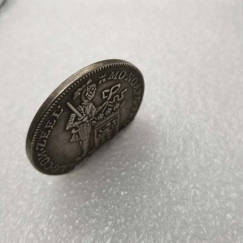 Commemorative coin 1748 brass material Dutch brass silver-plated old silver dollar silver round wholesale #525