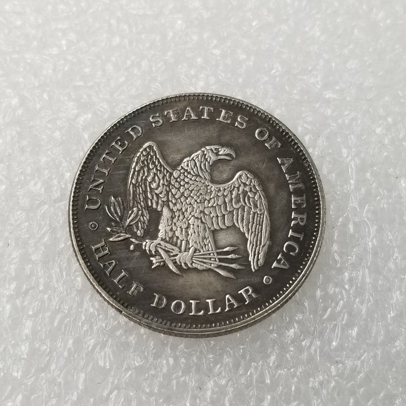 Commemorative Coin 1838, US P50C Free Trade Copper Silver Plated Silver Dollar Silver Round Wholesale