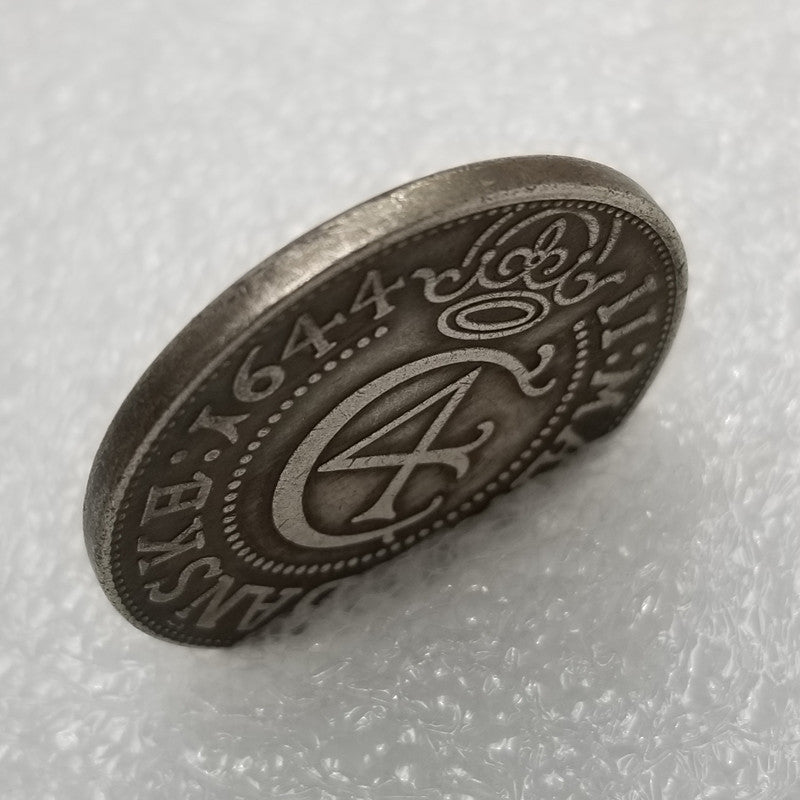 Commemorative Coin 1644 Replica Brass Silver Plated Silver 532 #