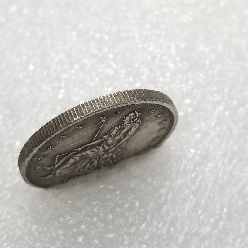 Commemorative Coin 1870 50C Half Yuan Coin Copper Silver Plated Silver Dollar Silver Round Wholesale #286