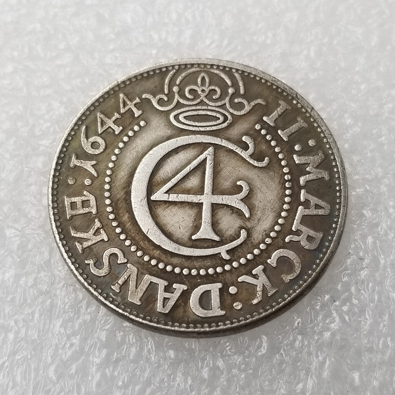 Commemorative Coin 1644 Replica Brass Silver Plated Silver 532 #