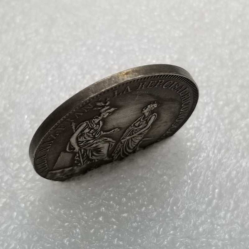 Commemorative Coin 1800 Brass Material Italian Silver Dollar Commemorative Coin I #1799