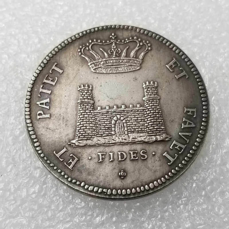 Commemorative Coin 1723 Italian Silver Plated Silver Dollar Silver Round Foreign Silver Dollar Collection #61