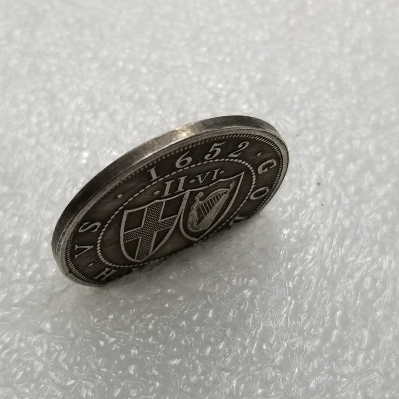 Commemorative Coin 1652 British Union Brass Silver Plated Old Silver Dollar Silver Round Wholesale #1807