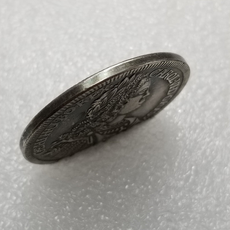 Commemorative coin 1728 Austrian silver plated silver dollar collection 6 #
