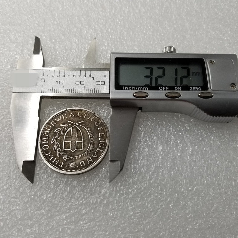 Commemorative Coin 1652 British Union Brass Silver Plated Old Silver Dollar Silver Round Wholesale #1807