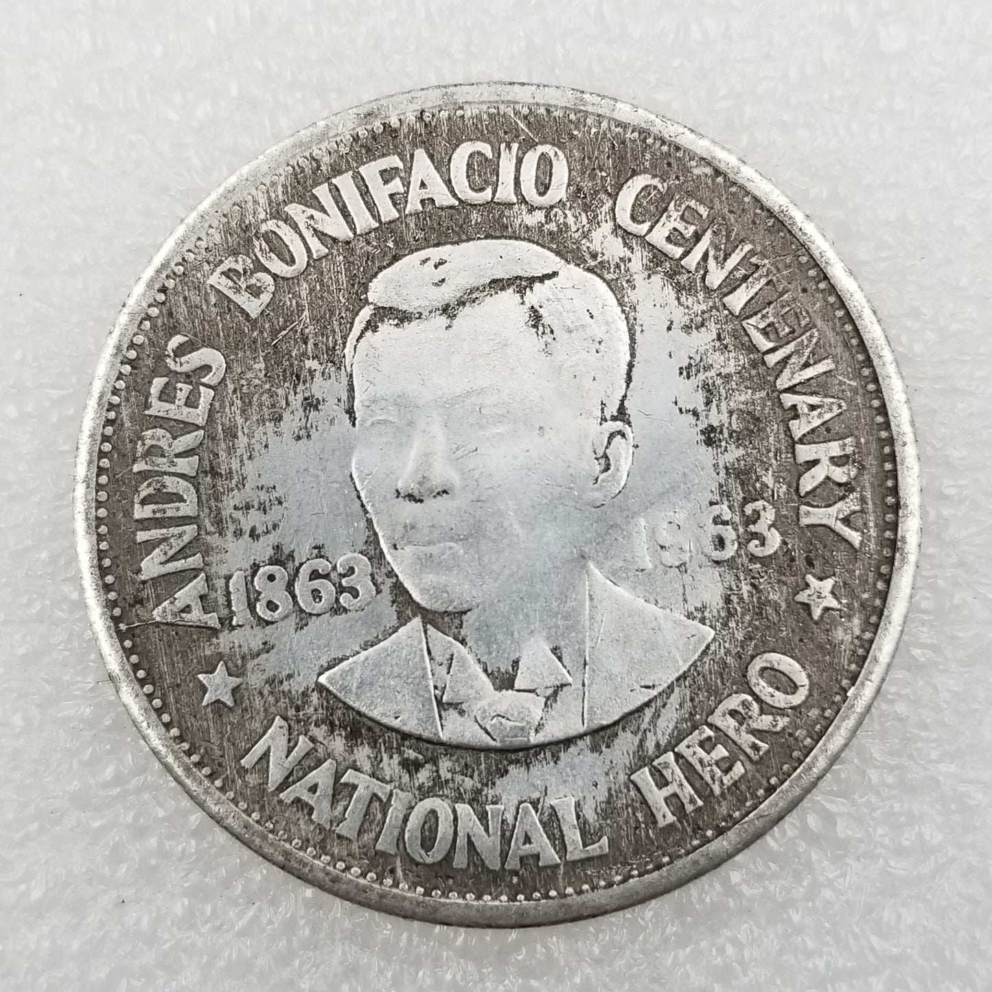 Commemorative Coin 1863 1963 Brass Material Philippine Brass Silver Plated Old Silver Dollar Wholesale #038