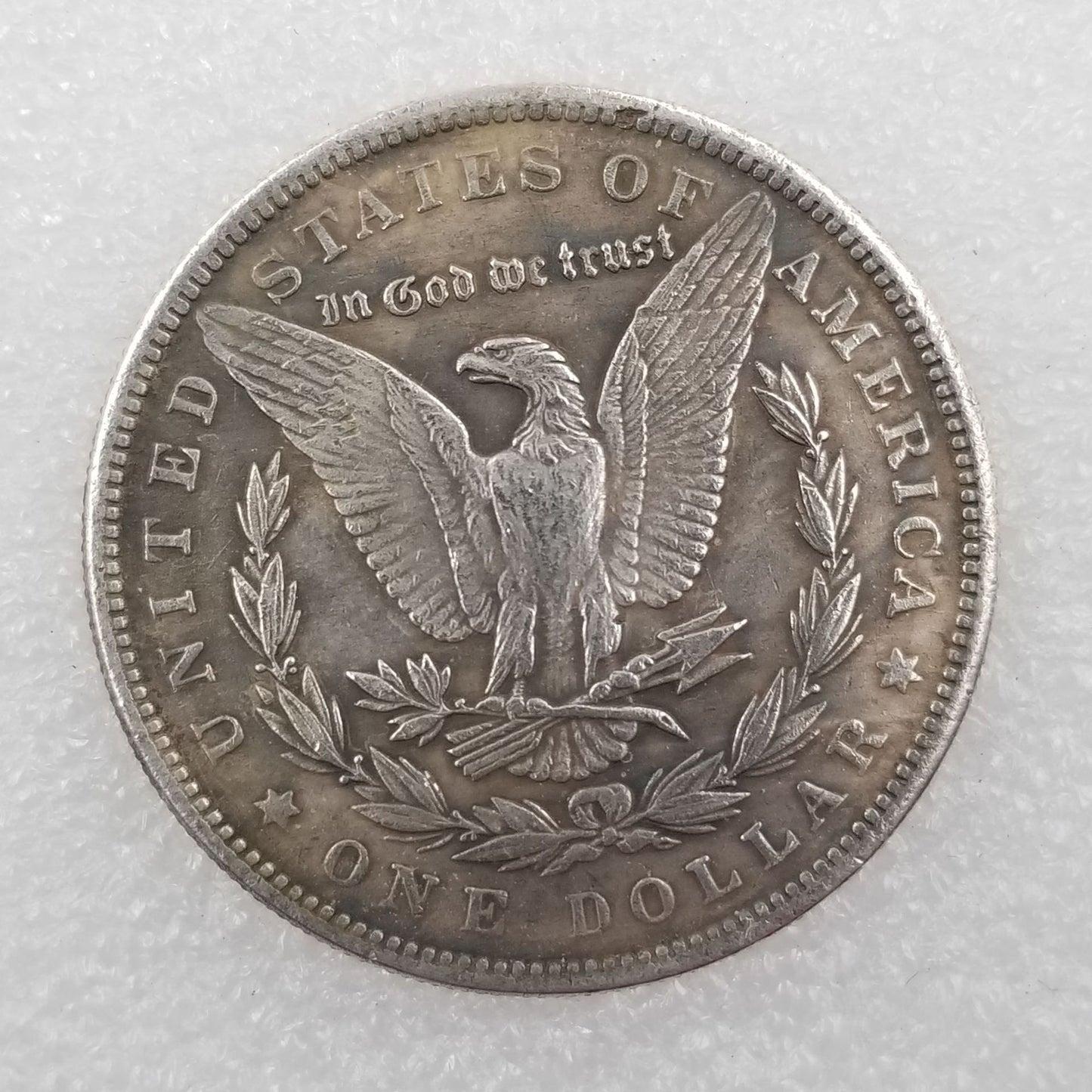 Commemorative Coin 1878 P Brass Material Brass Silver Plated Morgan Old Silver Dollar Foreign Silver Dollar