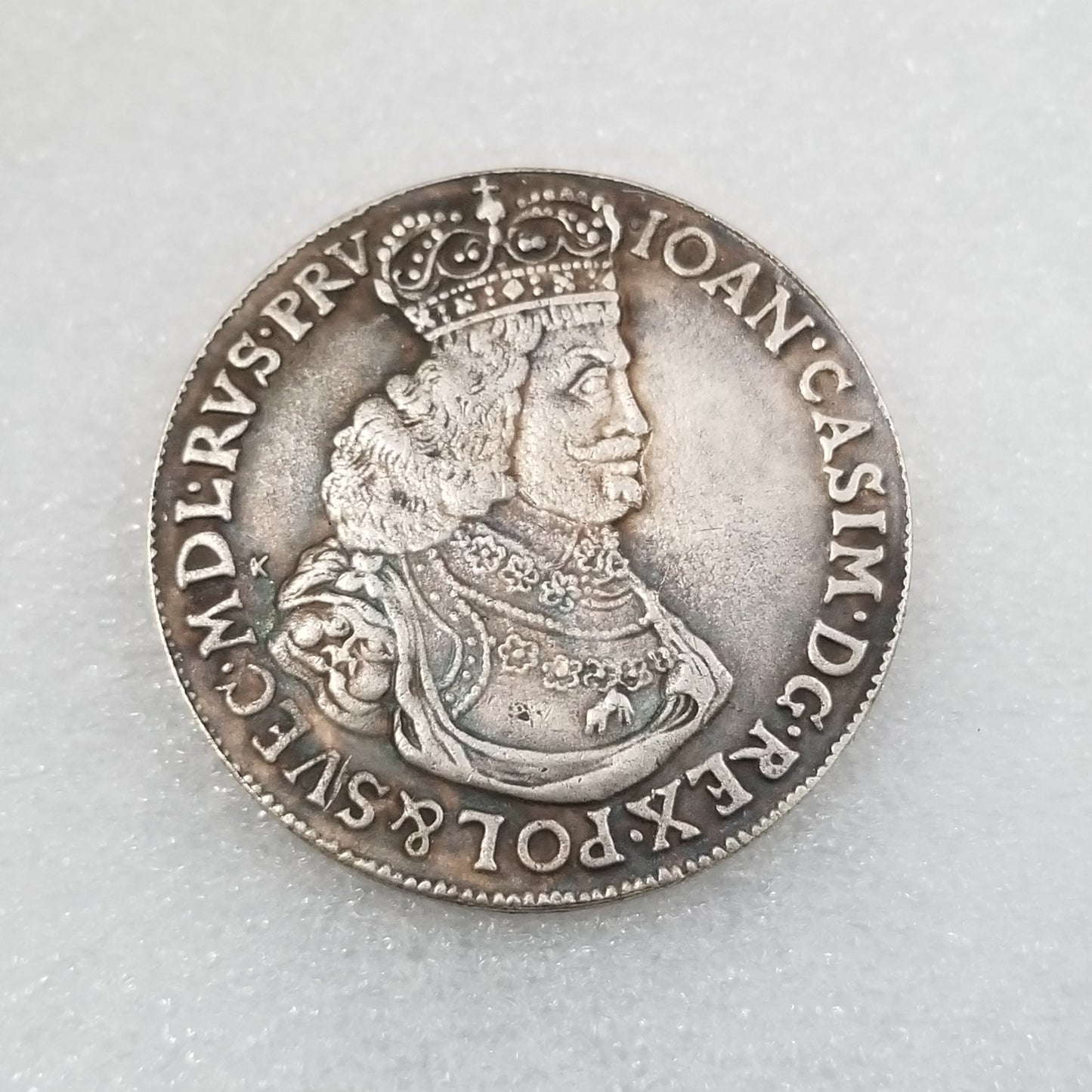 Commemorative Coin 1651 Brass Material Brass Silver Plated Old Silver Dollar Silver Round Collection #2326