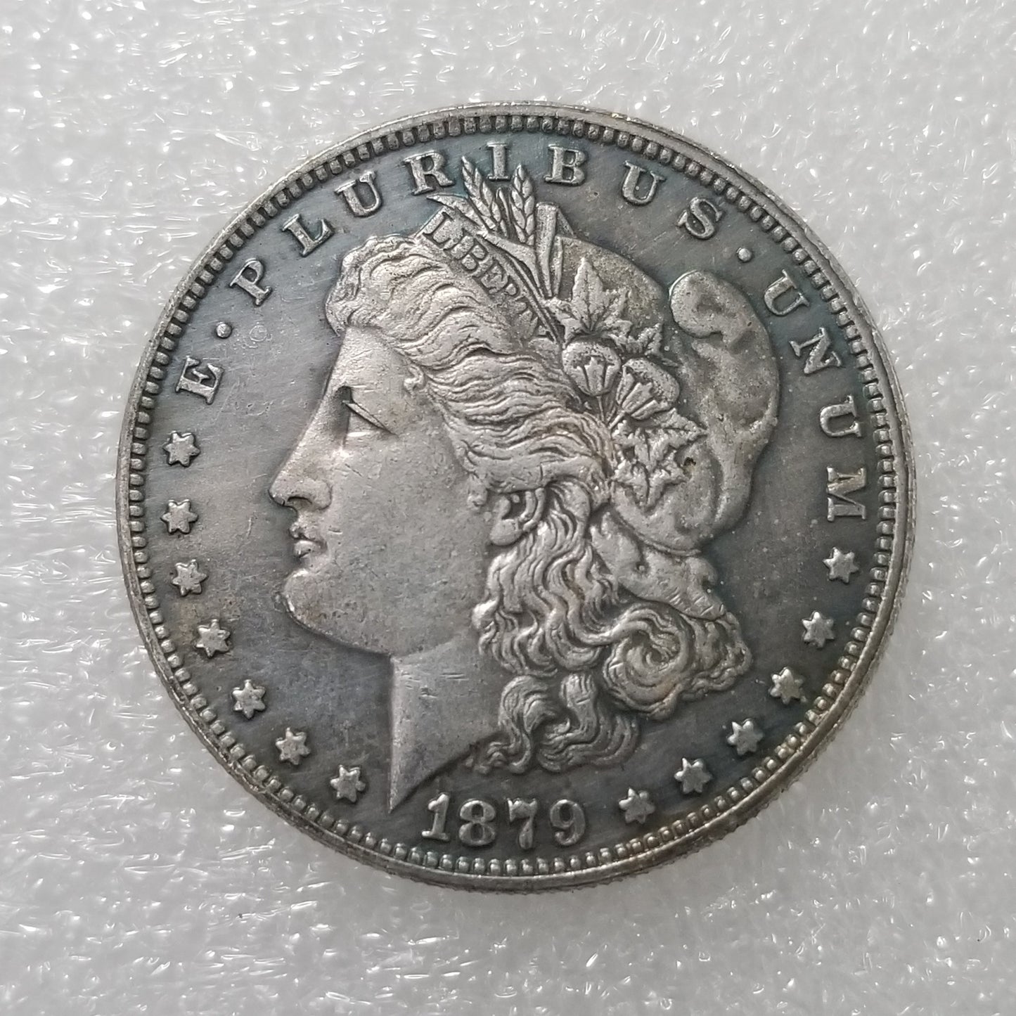 Commemorative coin 1879 brass material S version copper silver plated Morgan silver dollar wholesale collection