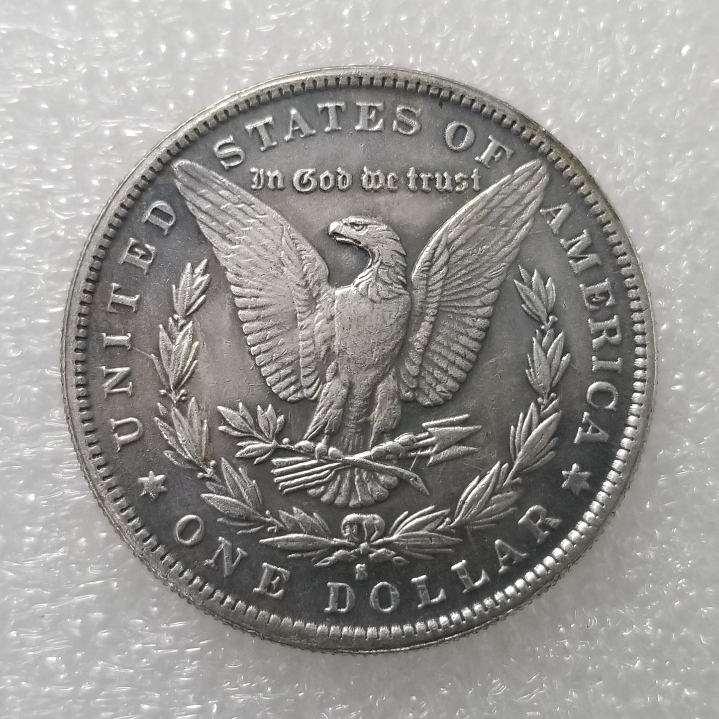 Commemorative coin 1879 brass material S version copper silver plated Morgan silver dollar wholesale collection