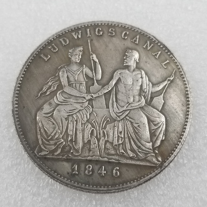 Commemorative Coin 1846 German Silver Dollar Coin #1548