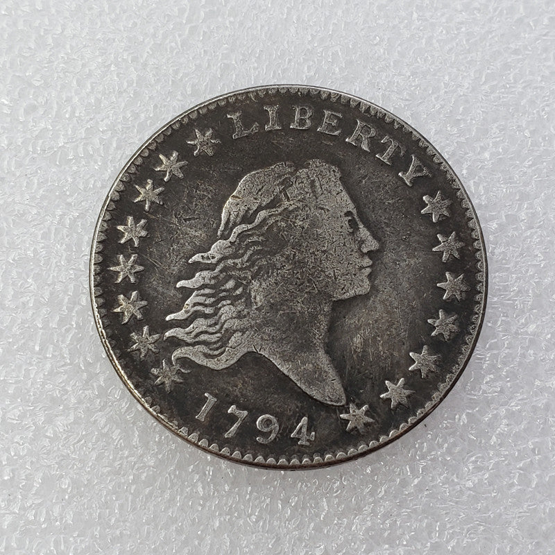 Commemorative Coin 1794 Flowing Hair Half Yuan Commemorative Coin #3496