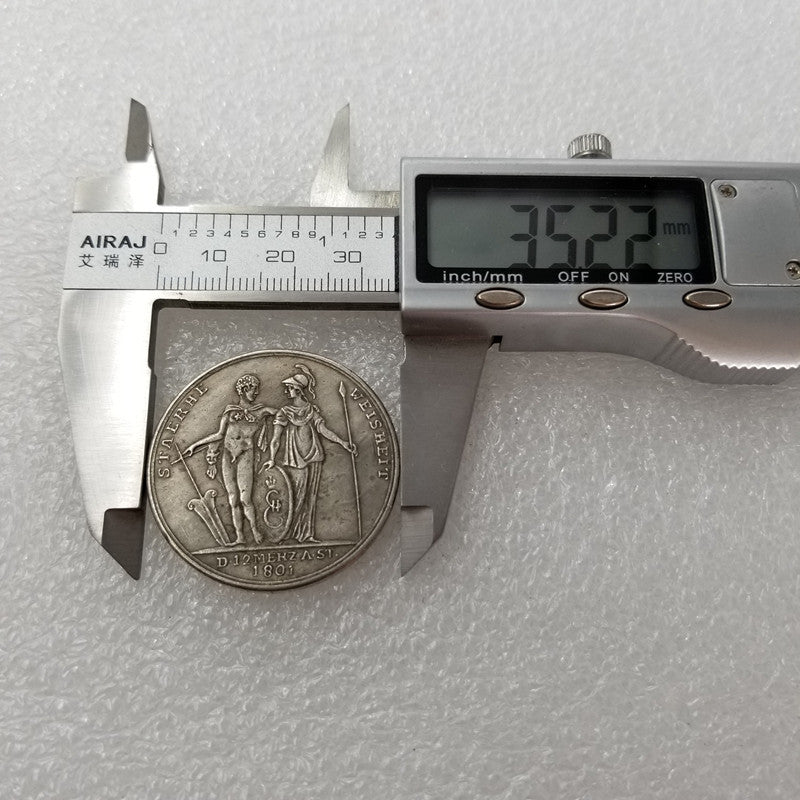 Commemorative Coin 1801 Russian Silver Dollar Brass Commemorative Coin #3170
