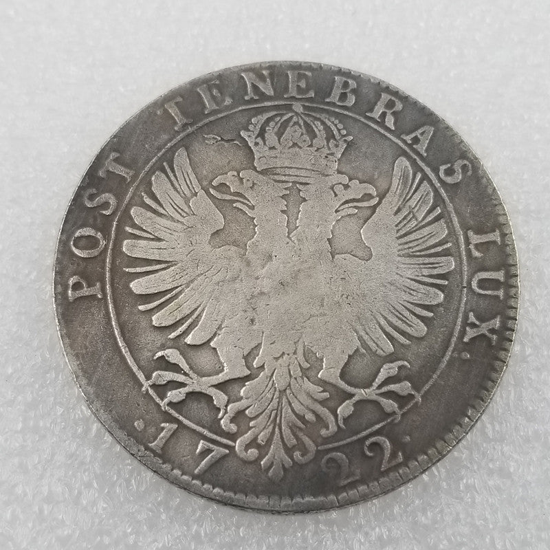 Commemorative Coin 1722 Commemorative Coin, Commemorative Medal can be blown imitation silver dollar foreign trade #1791