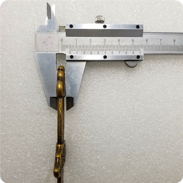 Commemorative coin 16.8cm brass, sword knife, decorative pendulum pendant #T0043