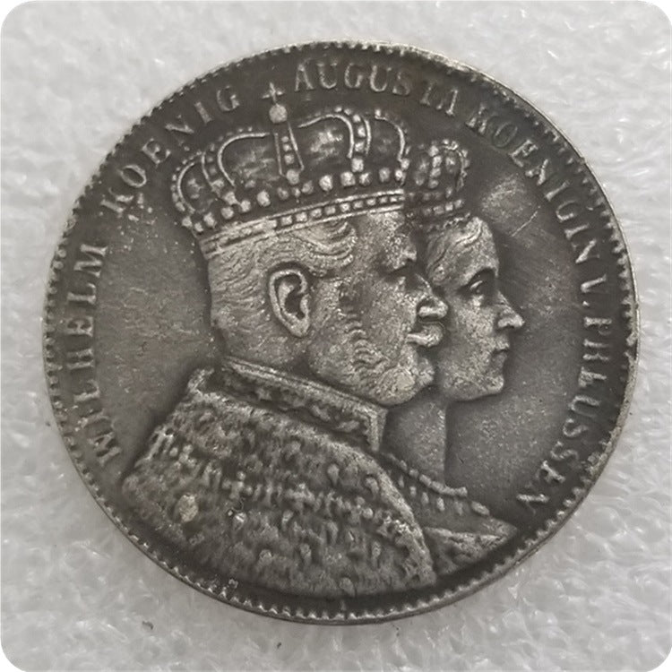 Commemorative Coin 1861 Brass Material German Silver Dollar Commemorative Coin Silver Dollar #1895