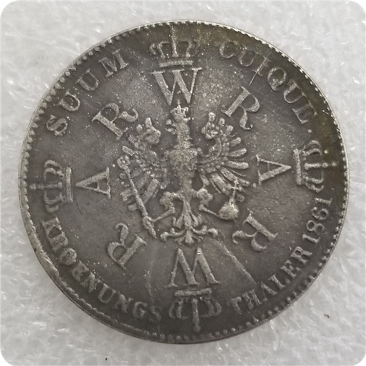 Commemorative Coin 1861 Brass Material German Silver Dollar Commemorative Coin Silver Dollar #1895