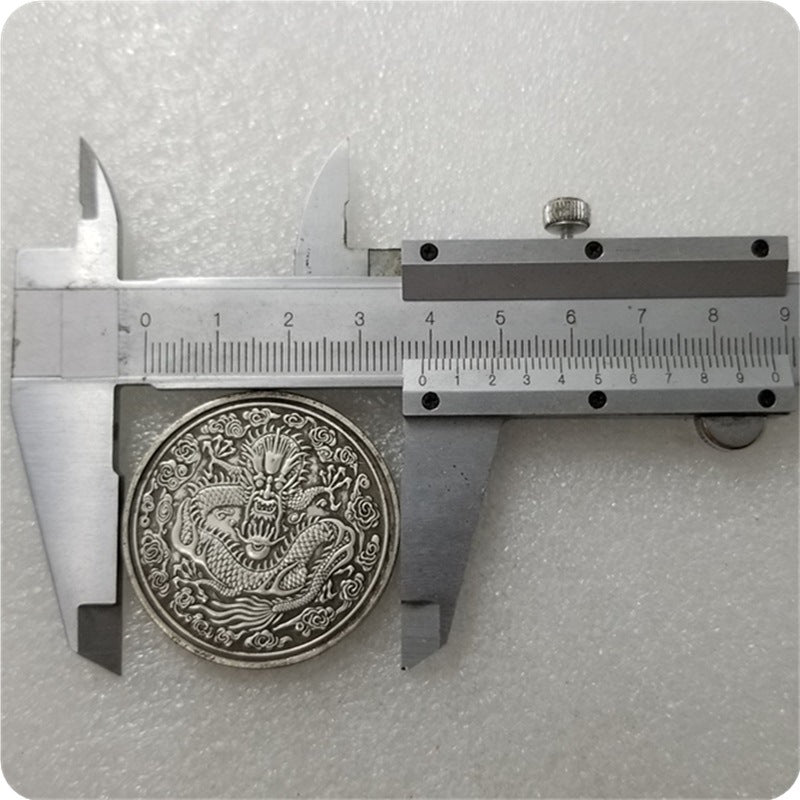 Wandering coin handicrafts Thickened Qing Dynasty gold coins One or two Guangxu Bingwu commemorative coins Silver dollars wholesale #0302