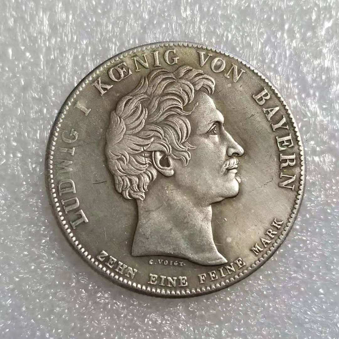 Commemorative Coin 1837 Brass Material German Silver Dollar Commemorative Coin Foreign Trade Collection #1537