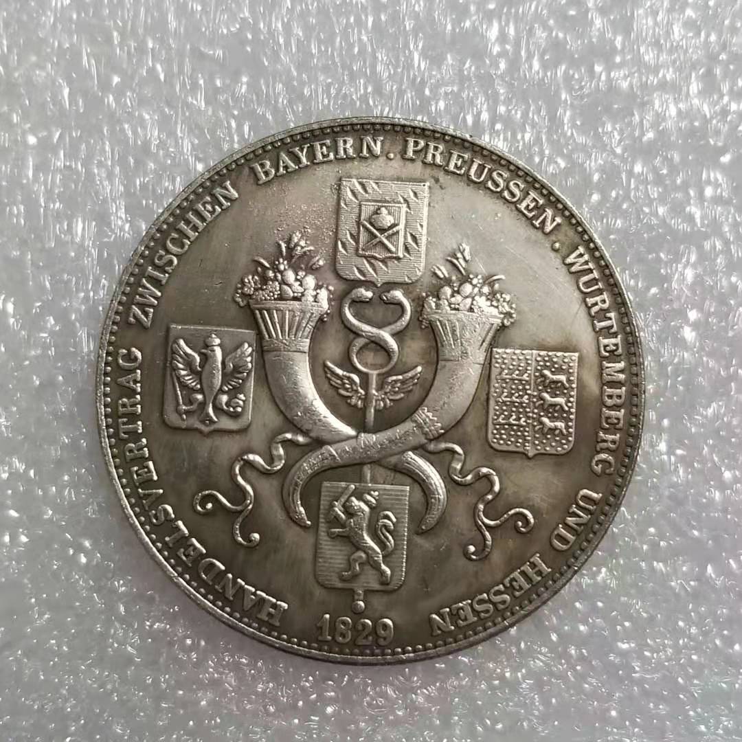 Commemorative Coin 1829 Brass Material German Silver Dollar Commemorative Coin Foreign Trade Collection #1522