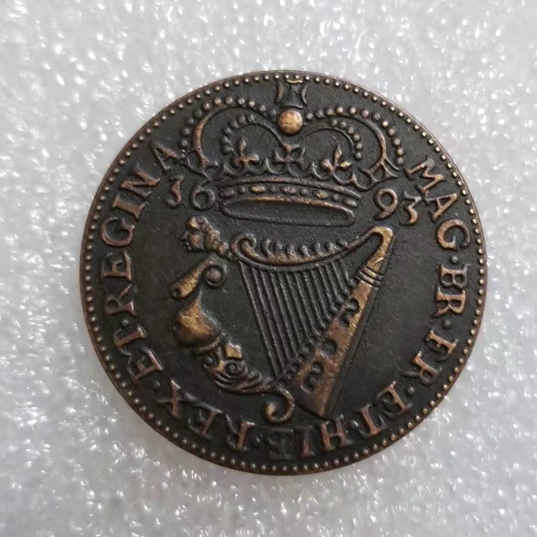 Commemorative Coin 1693 Brass Material Irish Copper Coin Commemorative Coin Wholesale #1484