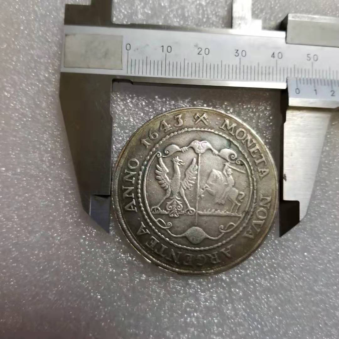 Commemorative Coin 1643 Brass Material Lithuanian Silver Dollar Commemorative Coin Wholesale