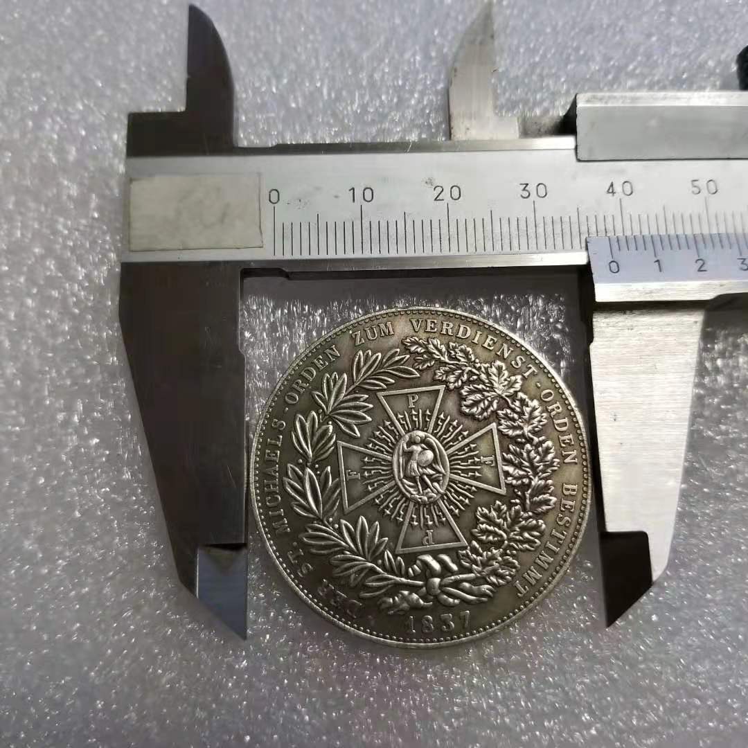 Commemorative Coin 1837 Brass Material German Silver Dollar Commemorative Coin Foreign Trade Collection #1537