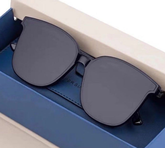 2023 new gm sunglasses, live Internet celebrities with the same Korean version of sunglasses, men's and women's fashionable large-frame glasses