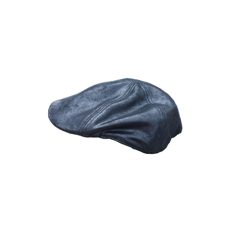 Wholesale Korea 2024 new old leather soft leather forward hat men and women Korean version cap children autumn and winter
