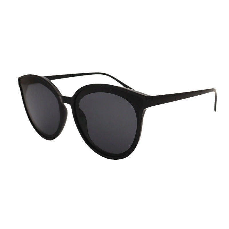 Women's retro sunscreen sunglasses men's ins high-end large-frame sunglasses trendy Korean version small glasses clearance glasses