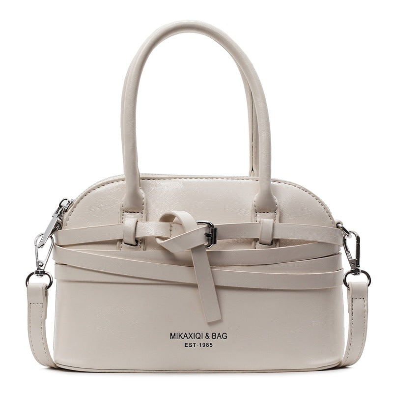 Premium texture handbag women's 2025 spring and summer new retro versatile shoulder bag foreign style versatile messenger shell bag