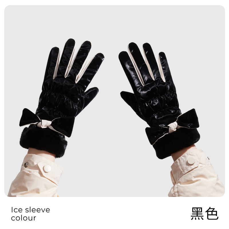 Classmate Yang strictly selects winter warm gloves for men and women, waterproof riding, velvet, windproof and cold-proof, couples cycling and driving cold