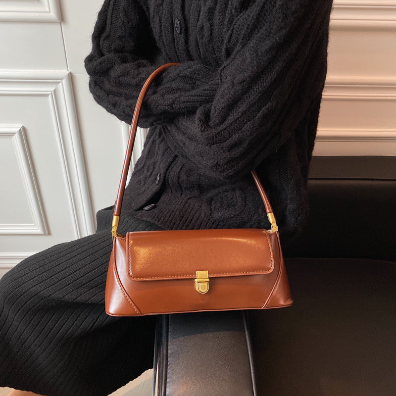 Women's bag fashionable new trendy 2021 armpit bag women's foreign style small bag ins method mixed bag simple retro shoulder bag