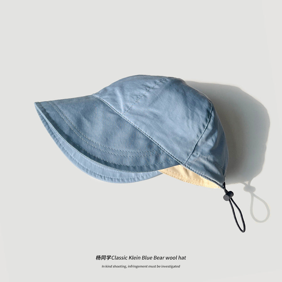 Zhao Ruth same sun hat children's summer thin sun hat UV protection face bucket hat breathable sun hat