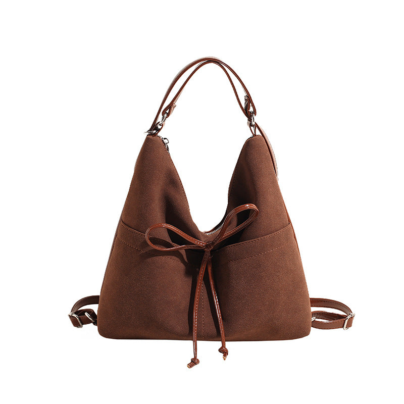 Women's bag 2024 autumn new foreign style large capacity casual simple niche retro fashion personalized shoulder tote bag