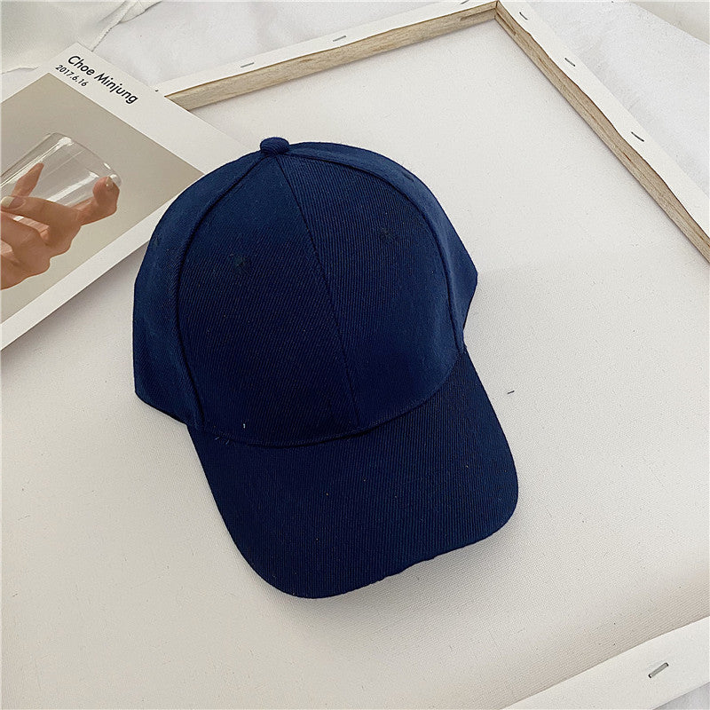 20-Color Mao Qing Velcro Solid Color Baseball Cap Cross-border Wholesale Student Shade Cap Couple Versatile Street