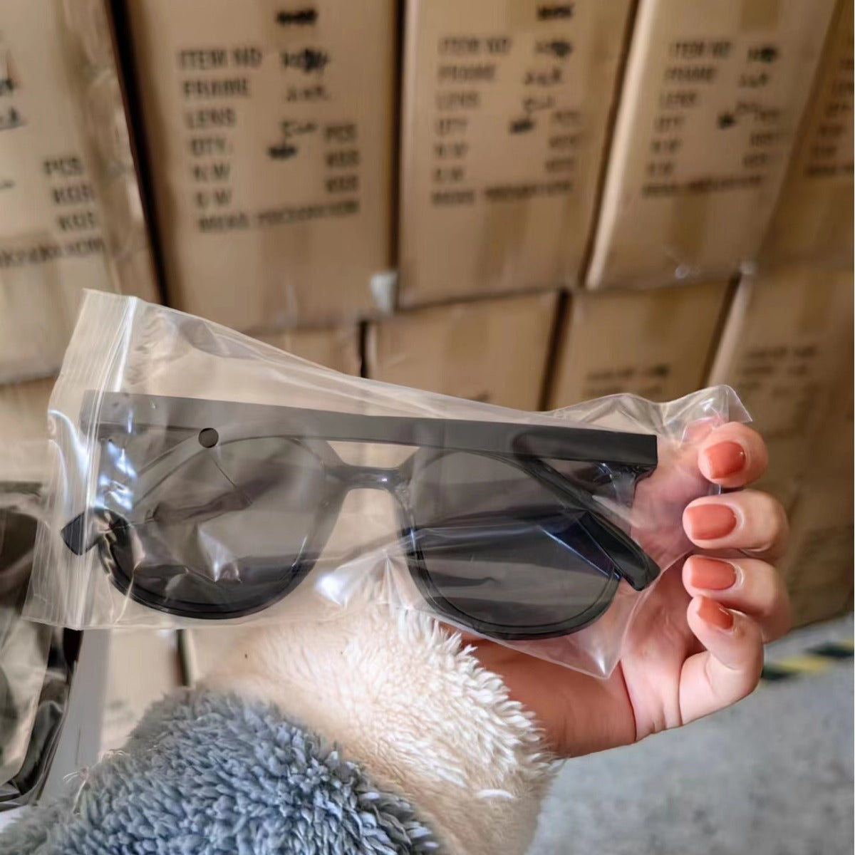 2023 new gm sunglasses, live Internet celebrities with the same Korean version of sunglasses, men's and women's fashionable large-frame glasses