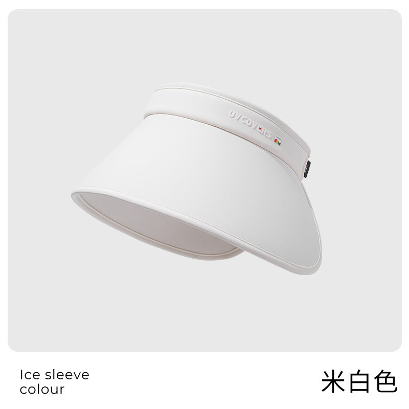 Wide-brimmed sunscreen hat for women's summer 2023 new full-face sun hat, UV-proof empty top hat, one piece is sent on behalf of others.