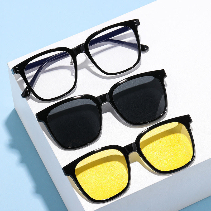 Clip Magnetic Suction Sleeves Versatile Fashion Cross-border Sunscreen Travel Full Frame Sunglasses Polarized Shade Fishing Sunglasses