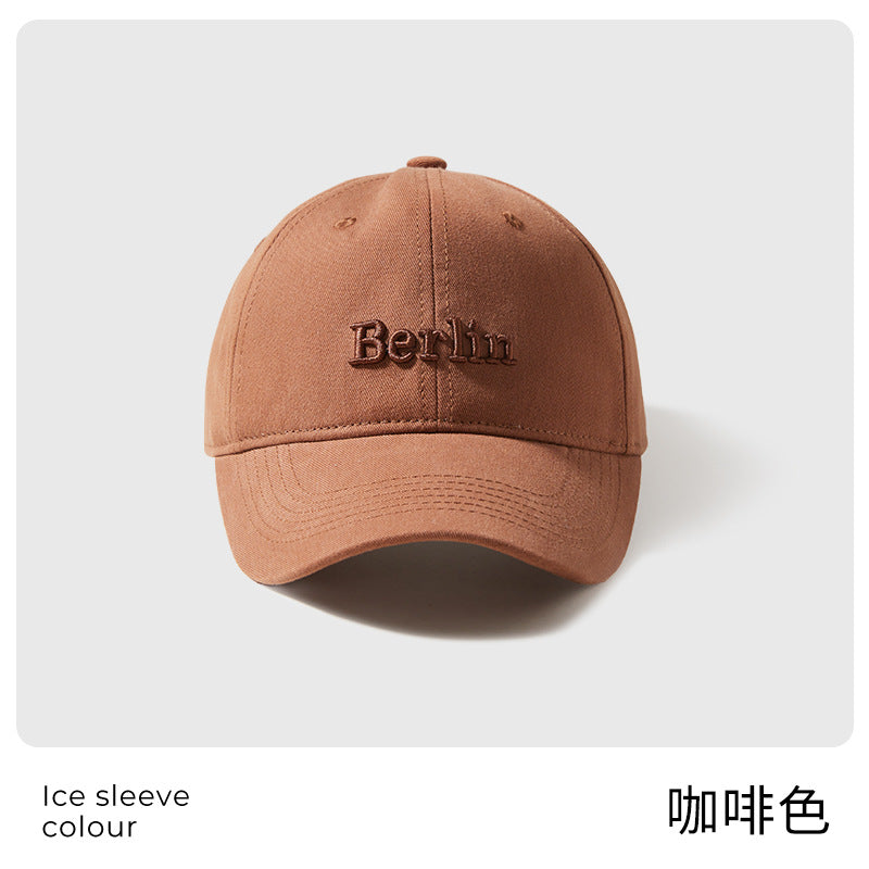 Classmate Yang Baseball Cap Men's and Women's 2024 Wide Brim Sunscreen Peaked Cap Show Face Small Sun Hat