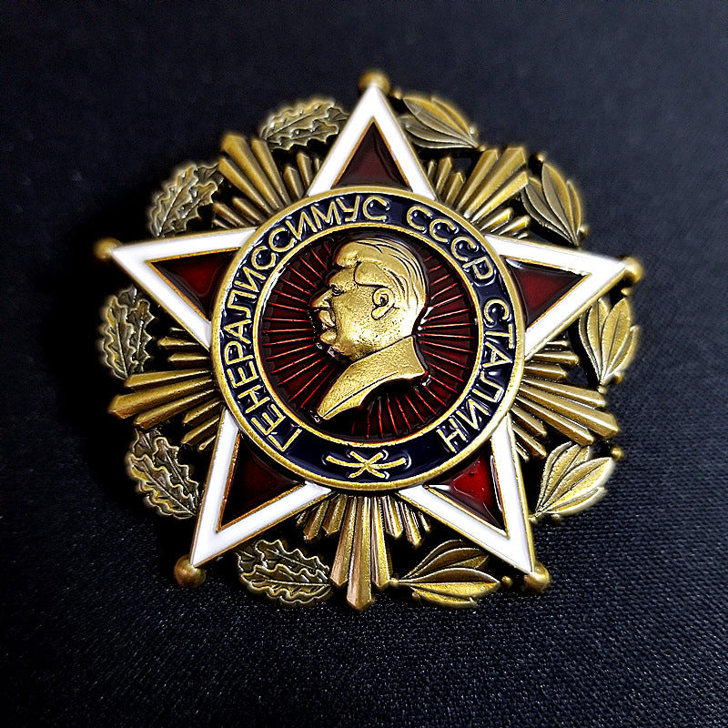 Copy Craft Metal Order of Stalin Hat Badge Pendant