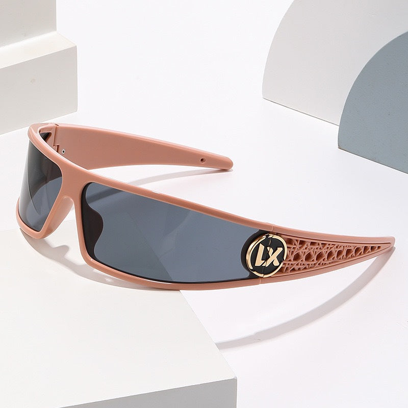 New future technology headband sunglasses women's two-in-one Xiaohongshu same fashion Spice Girl high skull top sunglasses