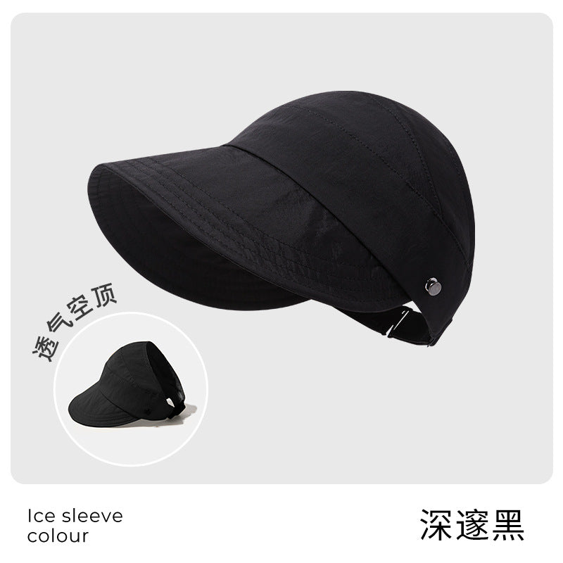 Zhao Ruth can wear a ponytail of the same style, a summer sunshade and sunscreen hat, and women can hang a mask hat and a sun hat.