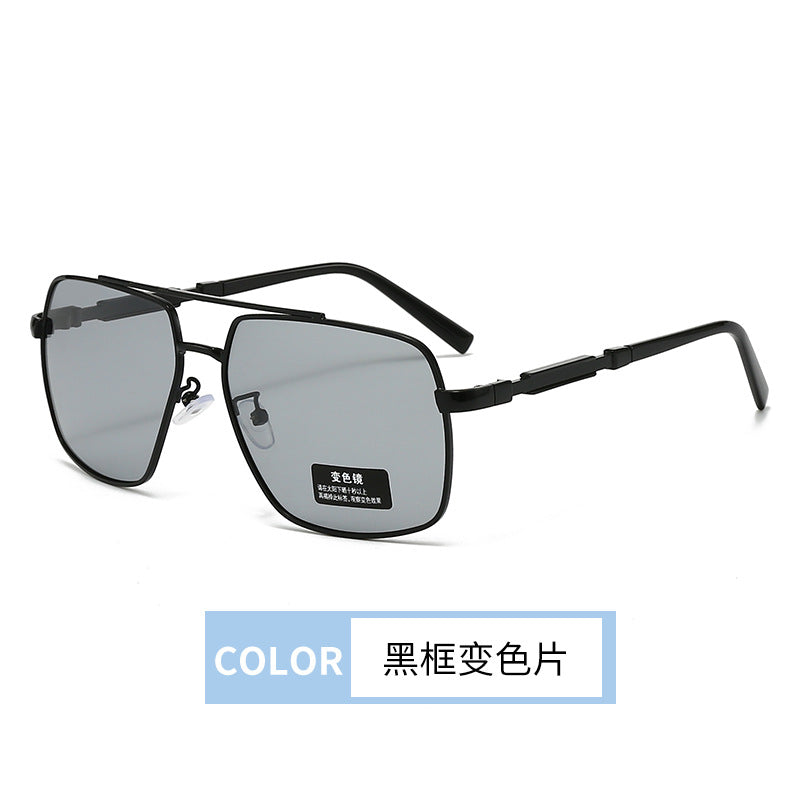 Color-changing polarized UV-proof sunglasses, fashion and high-end 2025 new men's sunglasses for driving and fishing