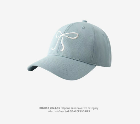 Women's big head circumference baseball cap old washed hat men's American wide brim retro small face trend embroidered cap