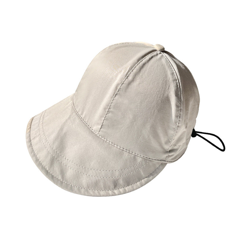 Zhao Ruth same sun hat children's summer thin sun hat UV protection face bucket hat breathable sun hat