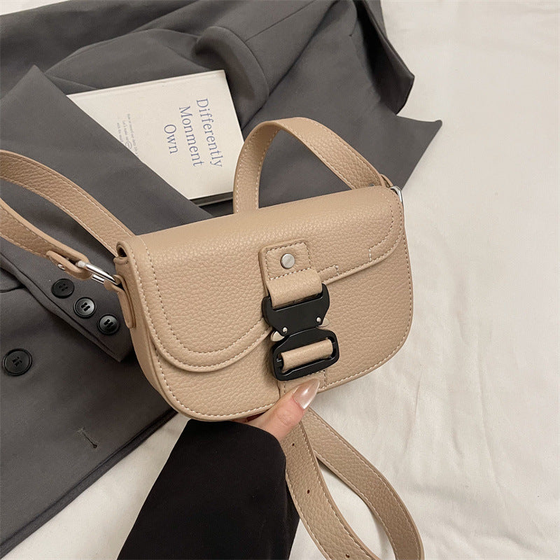 Women's messenger bag Women's bag Messenger bag Saddle bag Fashion 2025 Spring new foreign style shoulder bag Small square bag